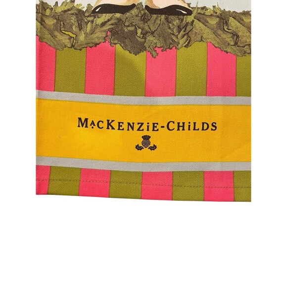 MacKenzie Childs Christmas Nutcracker Teapot Festive Hand Dish Towel 18"x26" - Picture 2 of 9